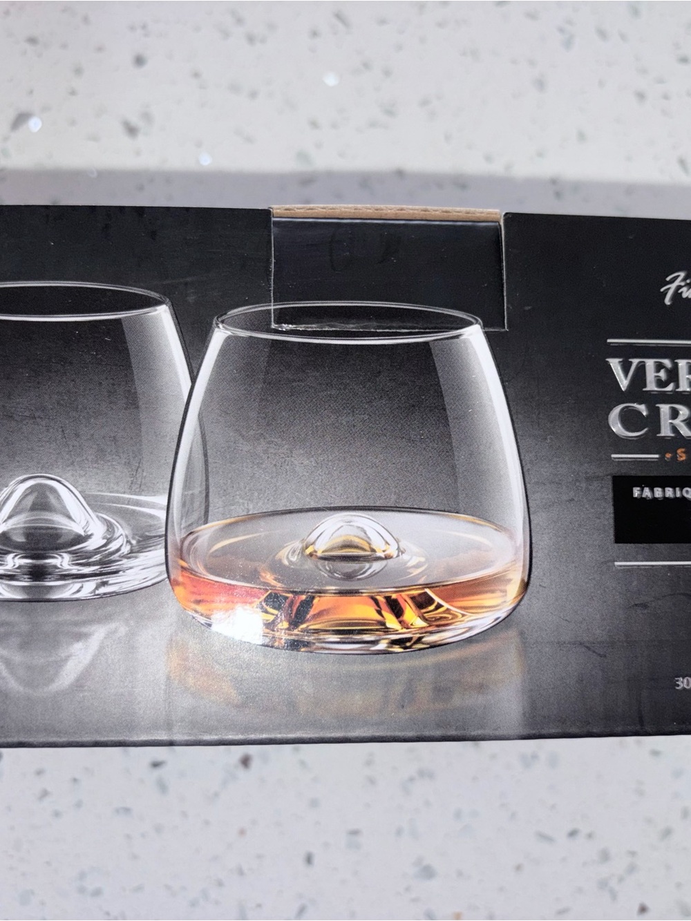 Final Touch Clear Glass Whiskey set NEW